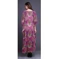 thumbnail image 4 of Bimba Kaftan Floral pour Femmes, Tenue d'Intérieur de Vacances, Robe Maxi, Couvre-Maillot de Plage - 4X-5X, 4 of 5