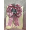 thumbnail image 5 of Charmed Mommy-to-Be Bow Corsage Baby Shower Decor Boy/Girl Handmade; Pink Elephant Corsage, 5 of 5