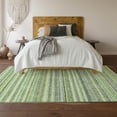 thumbnail image 6 of Addison Rugs Mayfield Washable Transitional Stripes Green Rectangle Rug, 3' x 5', 6 of 6
