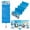 Blue, variant on 2026 Christmas Money Holder Gift Card Holder with 6 Slots, Surprise Cash Envelope for Christmas Xmas Gift Card Storage, Santa Money Holder Supplies for Men Women