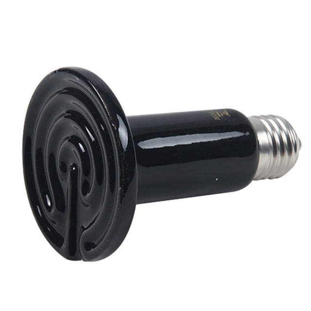 Infrared Ceramic Heat Bulb Reptile Emitter Heating Light Emitter Heating Light Amphibian No Light Pet Coop Brooder Heater Bulb 110V 100W