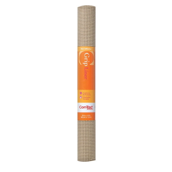 Revestimiento de estantería CON-TACT Beaded Grip de vinilo marrón, 1,5 m x 45 cm (6)