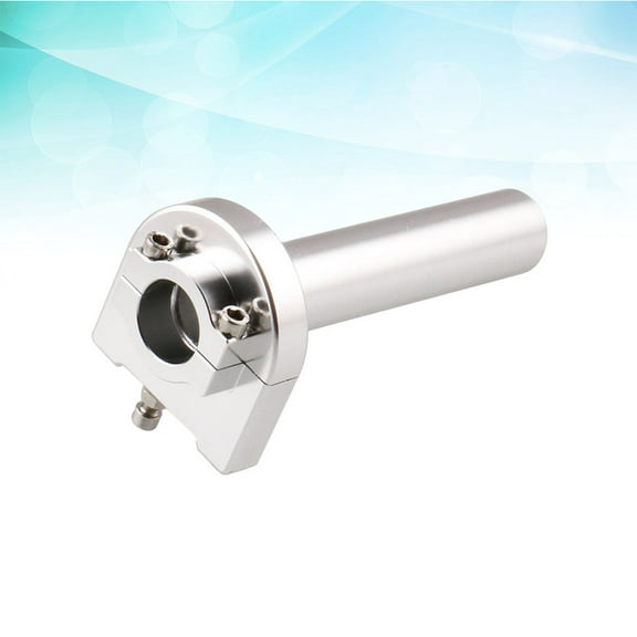 WORGEOUS Universal Motorcycle Hand Grip Aluminum Alloy 22mm 7/8 Inch Silver