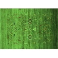thumbnail image 1 of Ahgly Company Indoor Rectangle Oriental Green Industrial Area Rugs, 5' x 7', 1 of 4