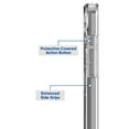 thumbnail image 4 of Étui robuste pour iPhone 16 compatible MagSafe avec protection Smartport, transparent d’onn., 4 of 6