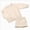 Khaki 0726, variant on Kids Boys Girls 2 Piece Fleece Outfit Set 12 18 24 Months 2T 3T 4T 5T 6T Solid Color Long Sleeve Crewneck Sweatshirt & Elastic Waist Shorts Warm Lined Casual Tracksuit Brown Size 2-3 Years