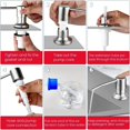 thumbnail image 6 of 360° Sink Soap Dispenser, Stainless Steel, Kitchen Hands Liquid Pump Bottle Tube, 6 of 6