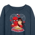 thumbnail image 3 of Marvel Spider-Man - Mary Jane Valentine - Women's French Terry Pullover Sweatshirt, 3 of 5