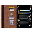 thumbnail image 3 of ELEHOLD Multi-Angle Stand Leather Case for iPad Air 11 inch 2024 with Card Slots Kickstand Shockproof Business Men Women Case for iPad Air 11" 2024,Brown, 3 of 7