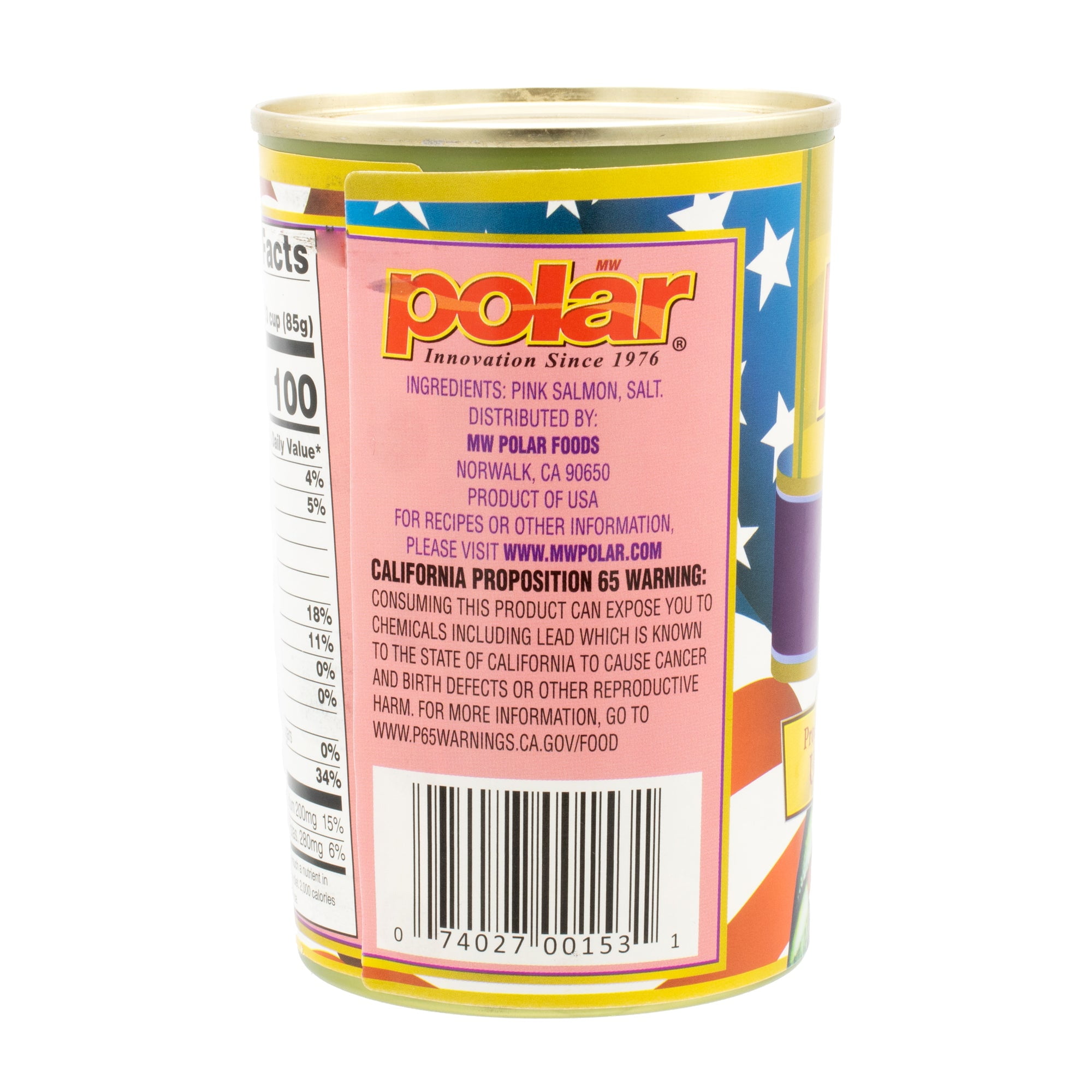 MW Polar Fancy Pink Salmon, Product of USA, 14.75 oz Can (Pack of 12)