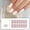 Style;10, variant on Stick On Nail Strips Full Nail Wraps Nail Stickers Nail Strips Solid Color Nail Art Decal French Nail Sticker for Girls