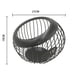thumbnail image 4 of Cesta para cápsulas de café, 2 uds., soporte de almacenamiento para cápsulas de café Vintage hueco (negro), 4 of 4