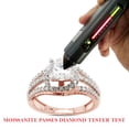 thumbnail image 7 of 1 1/2 ct. t.w Center 6.5MM Round Cut Lab Created Moissanite Diamond Split Shank Crossover Halo Bypass Engagement Ring In 14K Solid Rose Gold(G-H Color, VVS1 Clarity, 1.50 Cttw)-5.5, 7 of 7