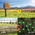 thumbnail image 3 of Solar String Lights for Outside，50 LED Solar Flower String Lights Outdoor Waterproof ，Solar Powered Outdoor Decorative String Lights for Yard, Lawn, Fence, Flower Garden, Christmas Tree(Green), 3 of 13