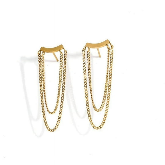 Layer Chain Earrings