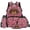 Flower Dachshund, variant on HUIACONG Sunset Sunflower Horse Backpack for Girls, Functional 4PCS Set Including Water Bottle and Lunch Bag, Daily School Bag for Girls Teens Ages 12-16
