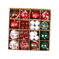 thumbnail image 4 of Juego de Bolas navideñas BLESIY 36 piezas Decoración rojo verde, 4 of 8