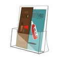 thumbnail image 3 of NIUBEE 2 Pack 8.5x11 Inches Acrylic Brochure Holder, Clear Display Stand, Plastic Literature Holder Table Sign Holder, Pamphlet Holder Flyer Holder, Acrylic Display Stand, Acrylic Table Signs Plastic, 3 of 9