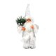thumbnail image 2 of Adorno de Papá Noel de pie con sombrero cascabel • Figurita tradicional de Papá Noel con traje rojo de 11" • Colgante de árbol de Navidad y decoración para fiestas • Tela ligera no tejida, 2 of 5