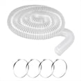thumbnail image 1 of PVC Dust Collection Hose & 2 1/2In Ports 10Ft,Dust Collection Hose, PVC Fume Collection Hose for Dust Collection Systems, 1 of 7