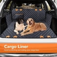 thumbnail image 5 of 600D Heavy-Duty Dog Seat Cover Compatible for Car, Truck, SUV Rear Seats - Sliding Pad Pet Hammock with Scratch-Resistant Protection, Soft Durable Polyester Suitable for Vehicles, for Car Models, 5 of 6