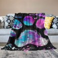 thumbnail image 2 of Shiartex Abstract Style Gifts Blanket Super Soft Flannel Blankets for Bed Sofa Living Room Decor Lightweight Soft Plush Blankets for All Seasons 40x50in, 2 of 6