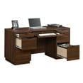 thumbnail image 2 of Sauder Palo Alto Engineered Wood Credenza Desk in Spiced Mahogany, 2 of 8