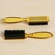 thumbnail image 4 of Fade Brush Peine Tijeras Cepillo de Limpieza Peluquería Skin Fade Vintage Oil Head Shape Tallado Cepillo de Limpieza Gold 4PC, 4 of 5