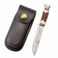 thumbnail image 2 of GASTROPOD Leather Sheath Belt Pocket Folding Knife Holder for Camping,BBQ,Hunting, 2 of 6