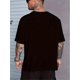 thumbnail image 2 of Men's Vintage Casual Crew Neck T-Shirt, 100% cotton , with "Faith Over Fear" All-Season Comfort, 2 of 3