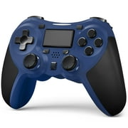 TERIOS Controller for PS-4, PS-4 Controller Wireless with Analog Sticks and Auto Fire Turbo Button, Built-In Speaker and Touch Pad Joystick (Blue)