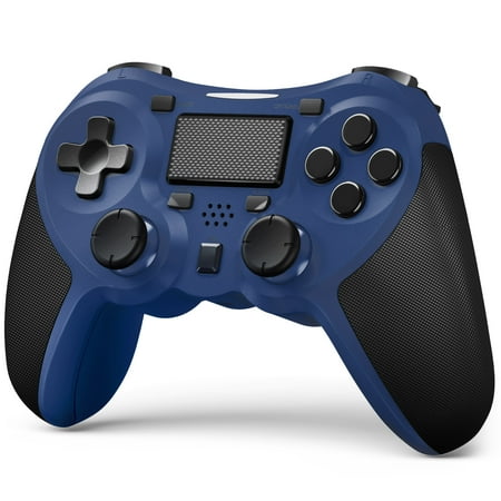 TERIOS Controller for PS-4, PS-4 Controller Wireless with Analog Sticks and Auto Fire Turbo Button, Built-In Speaker and Touch Pad Joystick (Blue)