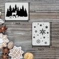 thumbnail image 3 of Plantillas navideñas RINOLY, 9 unidades, 20 x 28 cm, reutilizables, 3 of 6