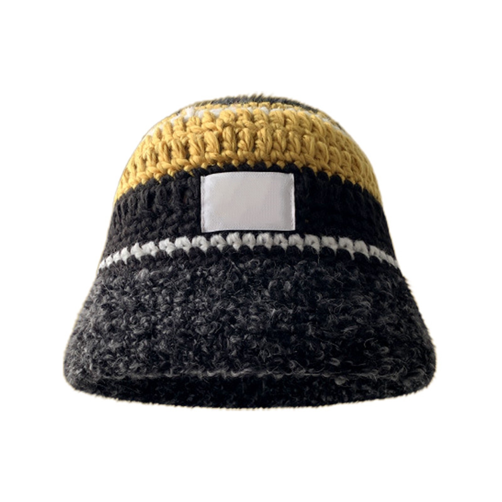 Bonnet Hiver Femme Type 'bucket Hat' En Laine - Taille Unique Pliable, élégant Et Chaud