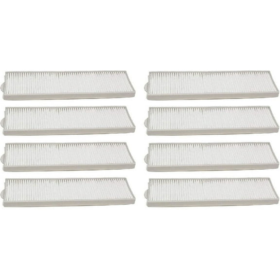 Nispira Replacement Style 8 and 14 HEPA Filter Compatible with Bissell Upright Vacuum Part #3091. Fits 3750/6595 Bissell Lift-Off series. 8 Filters