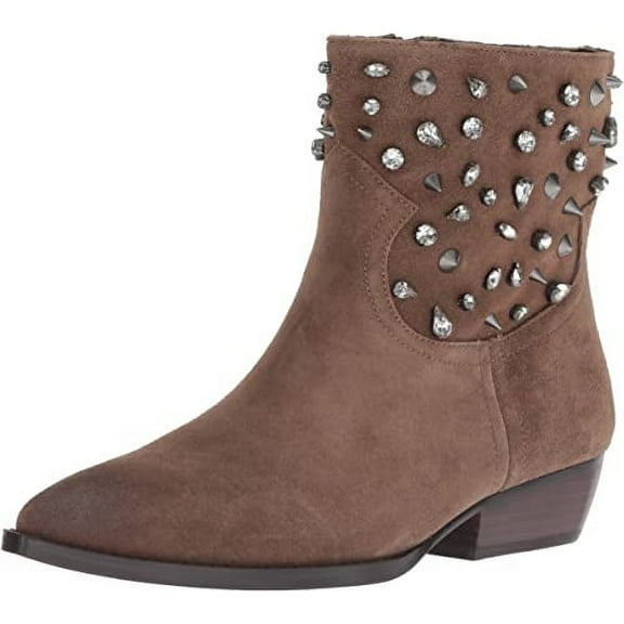 Sam Edelman Women's Avril Fashion Boot, Dark Taupe Suede, 9.5 M US