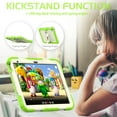 thumbnail image 6 of TECH CIRCLE iPad 10th Generation Case 2022, 10.9 Inch iPad Case with Pencil Holder, iPad 10.9 Case with Kickstand Shoulder Strap Hybrid Shockproof iPad 10th Gen Case for Kids Boys, Green, 6 of 9