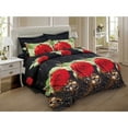 thumbnail image 3 of Duvet Cover Set, Queen Size Floral Bedding, - Night Roses Dm707Q, 3 of 4