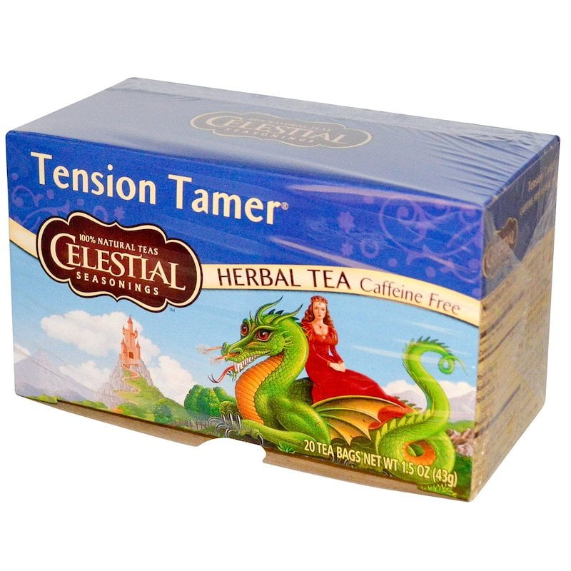 Celestial Seasonings Herbal Tea Tension Tamer Caffeine Free 20 Bags