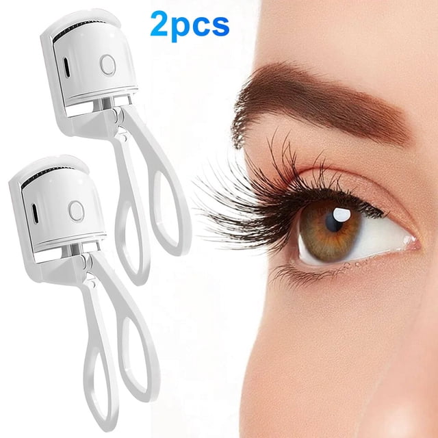 Clip Peine Pestañas Eléctrico 230mAh/5V Herramienta Belleza Ojos () Blanco