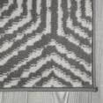 thumbnail image 7 of Ottomanson Diagona Geometric Cubes 3x10 Runner Rug, 2'7" x 9'10", Gray/Ivory, 7 of 7