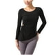 thumbnail image 2 of Sudadera,Camiseta informal para mujer, cuello redondo, manga larga, poliéster, color liso, corte regular, uso diario, sopatenor, 2 of 5