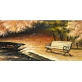 thumbnail image 3 of Park bench by fall - 24"x48" canvas - Print on demand, 3 of 5