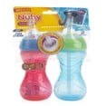 thumbnail image 4 of Nuby 10oz Clik-It Cup with Flexi-Straw 2 Pack, Boy Assortment, 4 of 4