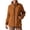 Orange, variant on Womens Fall Hoodless Casual Outwear & Jackets Solid Color Stand Collar Full Zip Long Sleeve Windproof Outer Jacket With Side Pockets For Hiking Camping Travel Daily Activity