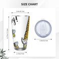 thumbnail image 4 of KLL Gnome Sweet Honey Print 40oz Stainless Steel Insulated Car Cup with Spillproof Lid - Keep Your Drink Hot or Cold on the Go-Straw Two-piece Set, 4 of 8