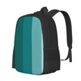 thumbnail image 1 of Balery Teal Color Mochila para hombre y mujer - Tela Oxford 600D resistente - Gran capacidad, resistente al agua, ideal para la escuela, viajes y senderismo, 1 of 6