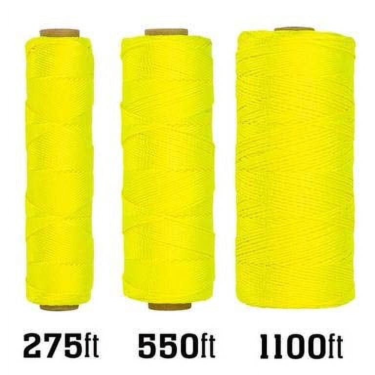 Twisted Nylon Mason Line #18 - SGT KNOTS - Moisture, Oil, Acid & Rot  Resistant - Twine String for Masonry, Marine, DIY Projects, Crafting,  Commercial
