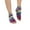 Bright Bouquet, variant on Gaiam Toeless Yoga Socks Pink/Purple