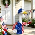 thumbnail image 5 of Nkmbld 4th of July Porch Goose Outfit, Lawn Goose Statue Patriotic Costume Clothing, Independence Day Porch Garden Geese Clothes for Patio Yard Decoration, 5 of 8
